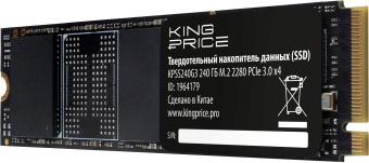 Накопитель SSD KingPrice PCIe 3.0 x4 240GB KPSS240G3 M.2 2280 - купить недорого с доставкой в интернет-магазине