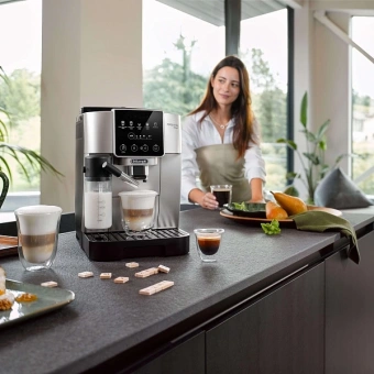 Кофемашина Delonghi Magnifica Start ECAM220.80.SB 1450Вт нержавеющая сталь - купить недорого с доставкой в интернет-магазине