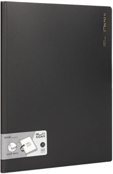 Папка с 30 прозр.вклад. Deli Nusign NS517BLACK A4 полипропилен черный - купить недорого с доставкой в интернет-магазине