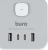 Сетевой удлинитель Buro BU-PC3.1UС-W 1.5м (3 розетки) белый (коробка) - купить недорого с доставкой в интернет-магазине