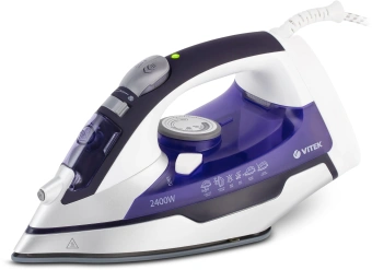Утюг Vitek VT-1257 2400Вт фиолетовый - купить недорого с доставкой в интернет-магазине
