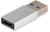 Адаптер Buro ver2.0 USB A(m) USB Type-C (f) (BU-USB2-AM-CF) серебристый - купить недорого с доставкой в интернет-магазине