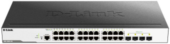 Коммутатор D-Link DGS-3000-28L/B1A 24x1Гбит/с 4SFP управляемый - цена, купить или заказать с доставкой в интернет-магазине Коммутатор D-Link DGS-3000-28L/B1A 24x1Гбит/с 4SFP управляемый - купить недорого с доставкой в интернет-магазине