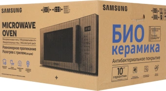 Микроволновая Печь Samsung MG23T5018AN/BW 23л. 800Вт мятный/черный - купить недорого с доставкой в интернет-магазине