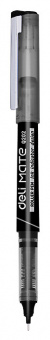 Ручка роллер Deli Mate (EQ20220) d=0.5мм черн. черн. сменный стержень стреловидный пиш. наконечник линия 0.35мм резин. манжета - купить недорого с доставкой в интернет-магазине
