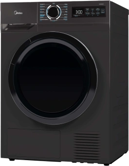 Сушильная машина Midea MD0180BH60/T кл.энер.:A+ макс.загр.:8кг черный - купить недорого с доставкой в интернет-магазине