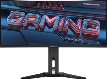 Монитор Gigabyte 34" MO34WQC2 черный OLED LED 21:9 HDMI M/M матовая HAS Piv 250cd 178гр/178гр 3440x1440 240Hz DP WQ USB 9.86кг - купить недорого с доставкой в интернет-магазине
