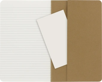 Блокнот Moleskine CAHIER JOURNAL QP416 Large 130х210мм обложка картон 80стр. линейка бежевый (3шт) - купить недорого с доставкой в интернет-магазине