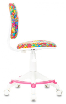 Кресло детское Бюрократ CH-W204/F мультиколор алфавит крестов. пластик подст.для ног пластик белый - купить недорого с доставкой в интернет-магазине