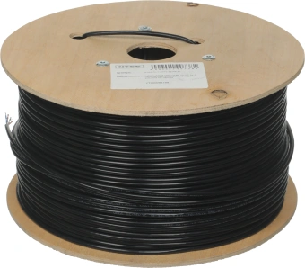 Кабель информационный NTSS NTSS-OUT-UTP4-5Е-PE-BL кат.5E UTP 4 пары 24AWG PE внешний 305м черный - купить недорого с доставкой в интернет-магазине