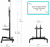 Подставка для телевизора Onkron TS1881 черный 50"-86" макс.105.9кг напольный мобильный - купить недорого с доставкой в интернет-магазине