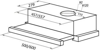 Вытяжка встраиваемая Maunfeld VS Light 50 белый управление: кулисные переключатели (1 мотор) - цена, купить или заказать с доставкой в интернет-магазине Вытяжка встраиваемая Maunfeld VS Light 50 белый управление: кулисные переключатели (1 мотор) - купить недорого с доставкой в интернет-магазине