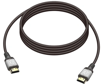 Кабель аудио-видео Digma D-HDMI-V2.0-3M HDMI (m)/HDMI (m) 3м. позолоч.конт. черный - купить недорого с доставкой в интернет-магазине