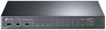 Коммутатор TP-Link TL-SL1311MP 8x100Мбит/с 2x1Гбит/с 1SFP 8PoE+ 124W неуправляемый - купить недорого с доставкой в интернет-магазине