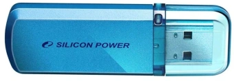 Флеш Диск Silicon Power 32GB Helios 101 SP032GBUF2101V1B USB2.0 синий - купить недорого с доставкой в интернет-магазине