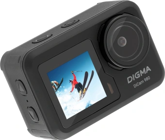 Экшн-камера Digma DiCam 980 1xCMOS 12Mpix черный - купить недорого с доставкой в интернет-магазине
