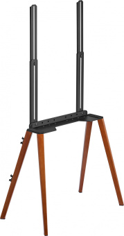 Подставка для телевизора Cactus CS-ST3644BKWN черный/орех 43"-65" макс.40кг напольный - купить недорого с доставкой в интернет-магазине