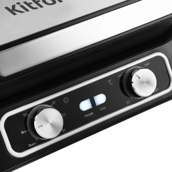 Электрогриль Kitfort КТ-1652 2100Вт черный - купить недорого с доставкой в интернет-магазине