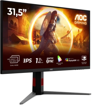 Монитор AOC 32" Gaming U32G4U черный/красный IPS LED 16:9 HDMI матовая HAS Piv 450cd 178гр/178гр 3840x2160 160Hz DP 4K USB 8.01кг - купить недорого с доставкой в интернет-магазине