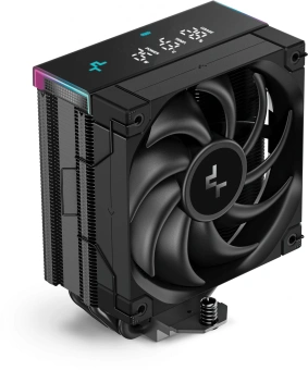 Устройство охлаждения(кулер) Deepcool AK400 Digital Pro Soc-AM5/AM4/1151/1200/1700 черный 4-pin 28dB Al+Cu LCD 220W 695gr Ret (R-AK400-BKAPMN-G) - купить недорого с доставкой в интернет-магазине
