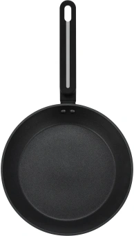 Сковорода Rondell Via RDA-1851 круглая 28см покрытие: Xylan Plus ручка несъемная (без крышки) черный - купить недорого с доставкой в интернет-магазине