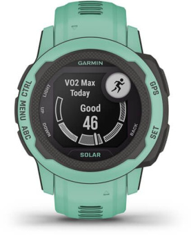Смарт-часы Garmin Instinct 2S Solar Tactical 20мм 1.3" AMOLED корп.черный/мятный рем.мятный (010-02564-02) - купить недорого с доставкой в интернет-магазине
