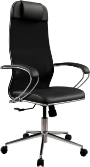 Кресло Метта ErgoLife Set 16 черный сиденье черный сетка с подголов. крестов. металл хром - купить недорого с доставкой в интернет-магазине