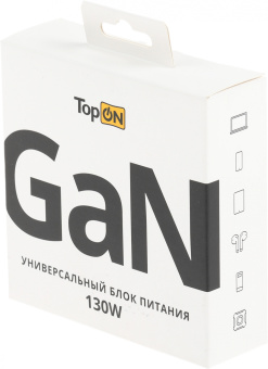 Блок питания TopON TOP-GaN-130W автоматический 130W 5V-20V 5A от бытовой электросети LED индикатор - купить недорого с доставкой в интернет-магазине