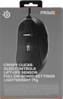 Мышь Steelseries Prime + черный оптическая 18000dpi USB 6but (62490) - купить недорого с доставкой в интернет-магазине