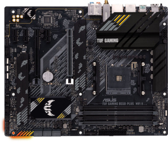 Материнская плата Asus TUF GAMING B550-PLUS WIFI II Soc-AM4 AMD B550 4xDDR4 ATX AC`97 8ch(7.1) 2.5Gg RAID+HDMI+DP - купить недорого с доставкой в интернет-магазине