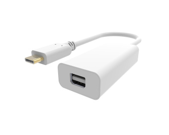 Адаптер Buro BHP RET TPC_MDP miniDisplayPort (f)-USB Type-C (m) белый - купить недорого с доставкой в интернет-магазине