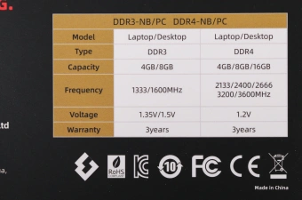 Память DDR3L 8GB 1600MHz Kingspec KS1600D3P13508G RTL PC3-12800 CL11 DIMM 240-pin 1.35В dual rank Ret - купить недорого с доставкой в интернет-магазине