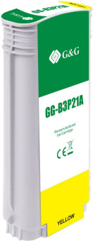 Картридж струйный G&G №727 GG-B3P21A желтый (130мл) для HP DJ T920/T1500 - купить недорого с доставкой в интернет-магазине