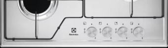 Газовая варочная поверхность Electrolux KGS6424SX нержавеющая сталь - купить недорого с доставкой в интернет-магазине