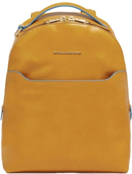 Рюкзак женский Piquadro Blue Square CA6677B2/G горчичный кожа - купить недорого с доставкой в интернет-магазине