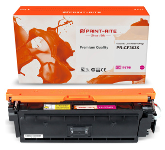 Картридж лазерный Print-Rite TRHGL9MPU1J PR-CF363X CF363X пурпурный (9500стр.) для HP CLJ M552dn/M553dn/M553N/M553x - купить недорого с доставкой в интернет-магазине