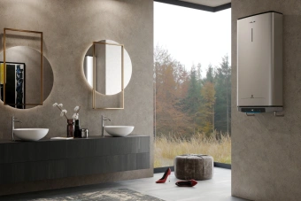 Водонагреватель Ariston Velis Lux Inox PW ABSE WIFI 100 2.5кВт 100л электрический настенный/серый - купить недорого с доставкой в интернет-магазине