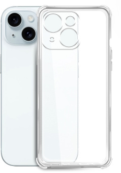 Чехол (клип-кейс) BoraSCO для Apple iPhone 15 Plus прозрачный (72406) - купить недорого с доставкой в интернет-магазине