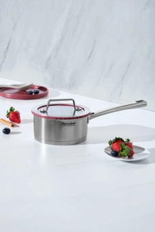 Ковш Rondell Verter RDS-2028 1.3л. d=16см (с крышкой) стальной - купить недорого с доставкой в интернет-магазине
