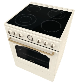 Плита Электрическая Gorenje GECS6B70CLI бежевый стеклокерамика (без крышки) - купить недорого с доставкой в интернет-магазине