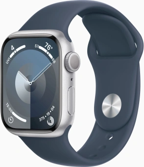 Смарт-часы Apple Watch SE 2023 A2722 40мм OLED корп.серебристый Sport Band рем.синий разм.брасл.:150-200мм (MRE23LL/A) - купить недорого с доставкой в интернет-магазине