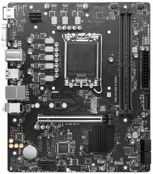 Материнская плата MSI PRO H610M-E DDR4 Soc-1700 Intel H610 2xDDR4 mATX AC`97 8ch(7.1) GbLAN+VGA+HDMI - купить недорого с доставкой в интернет-магазине