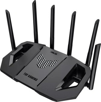 Роутер беспроводной Asus TUF-BE9400 BE9400 100/1000/2500BASE-T черный - купить недорого с доставкой в интернет-магазине