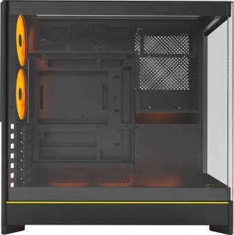 Корпус Montech HS02 Pro черный без БП ATX 4x140mm 2xUSB3.0 audio bott PSU - купить недорого с доставкой в интернет-магазине