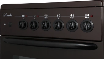 Плита Электрическая Лысьва EF4004MK00 коричневый стеклокерамика (без крышки) - купить недорого с доставкой в интернет-магазине