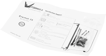 Корпус Formula Crystal Z5 TG черный без БП mATX 6x120mm 1xUSB2.0 1xUSB3.0 audio bott PSU - купить недорого с доставкой в интернет-магазине