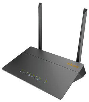 Роутер беспроводной D-Link DIR-615/GFRU (DIR-615/GFRU/R2A) N300 1000BASE-X SFP черный - купить недорого с доставкой в интернет-магазине