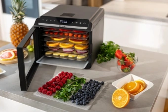 Сушка для фруктов и овощей Gorenje FDK600DB 5под. 600Вт черный - купить недорого с доставкой в интернет-магазине