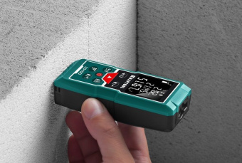 Лазерный дальномер Kraftool LD-100 2кл.лаз. 650нм цв.луч. красный в кейсе (34765) - купить недорого с доставкой в интернет-магазине