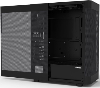 Корпус Zalman i4 черный без БП ATX 5x120mm 2xUSB2.0 1xUSB3.0 audio bott PSU - купить недорого с доставкой в интернет-магазине